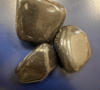 BLACK STONE PEBBLES 20KG SR-79