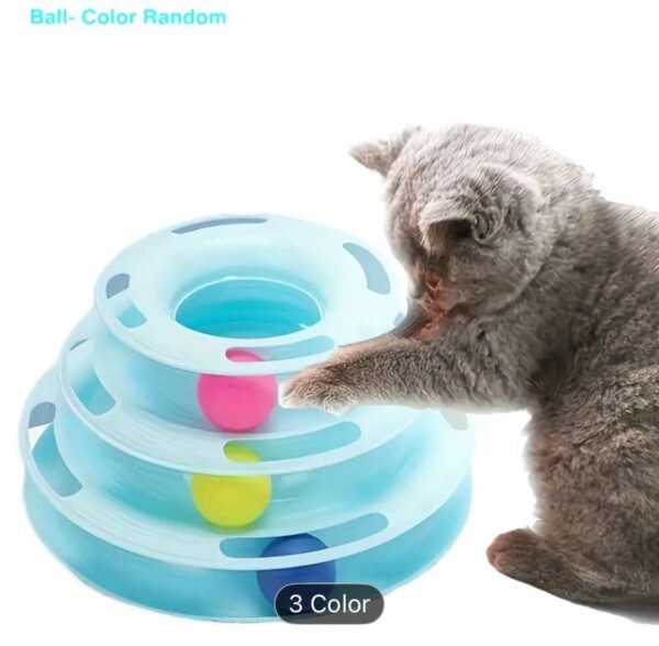 CAT THREE LAYER BOWL TOYS CZ1425 - Image 2