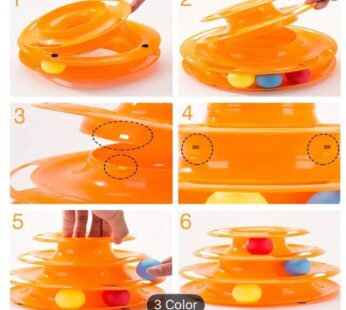 CAT THREE LAYER BOWL TOYS CZ1425