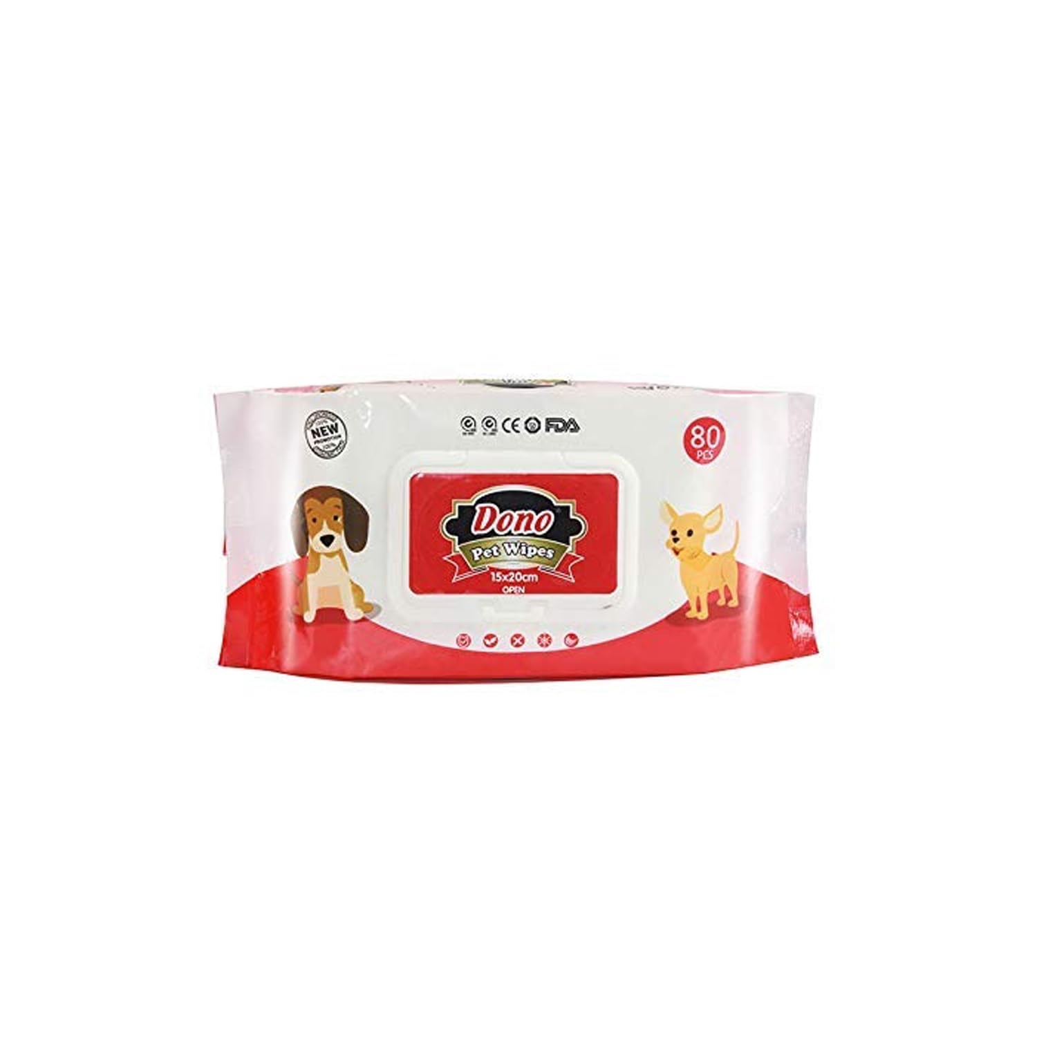 PET WIPES 80 PCS PA2034