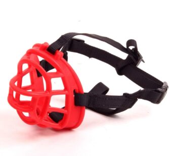 SILICON DOG MASK RED