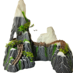 BIG AQUARIUM DECORATION WHITE MOUNTAIN